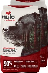 Nulo Challenger Puppy & Adult Alpine Ranch Beef, Lamb & Pork Dry Dog Food, 48-lb bundle