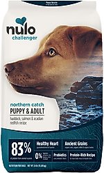 Nulo Challenger Puppy & Adult Northern Catch Haddock, Salmon & Acadian Redfish Dry Dog Food, 24-lb bag
