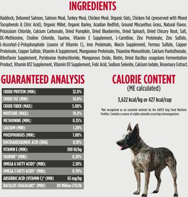 Show full view: Nulo Challenger Puppy & Adult Small Breed Northern Catch Haddock, Salmon & Acadian Redfish Dry Dog Food, 11-lb bag slide 6 of 12