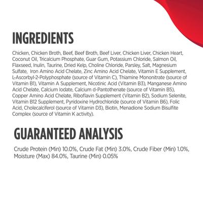 Show full view: Nulo Chicken & Beef with Organ Meats Shredded Canned Wet Cat Food, 6-oz can, case of 8 slide 6 of 9