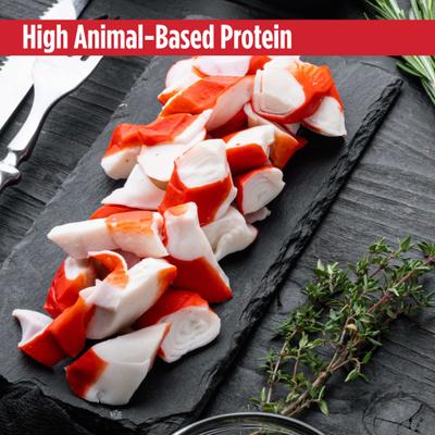 Show full view: Nulo Chicken & Crab Finely Minced Canned Wet Cat Food, 6-oz can, case of 8 slide 5 of 9