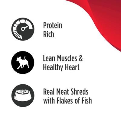 Show full view: Nulo Chicken & Salmon Flaked Canned Wet Cat Food, 2.8-oz can, case of 12 slide 4 of 9