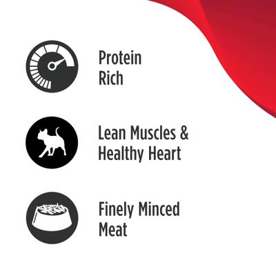 Show full view: Nulo Chicken & Tuna Variety Pack Finely Minced Wet Cat Food, 2.8-oz can, case of 12 slide 5 of 13