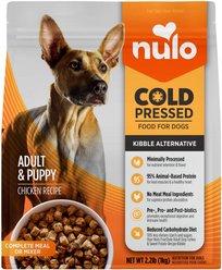 Nulo Cold Pressed Puppy & Adult Grain-Free Chicken Recipe Dry Dog Food, 2.2-lb bag