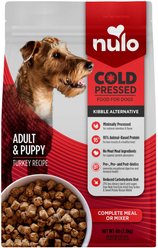Nulo Cold Pressed Puppy & Adult Grain-Free Turkey Recipe Dry Dog Food, 4-lb bag