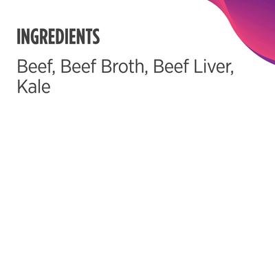 Show full view: Nulo FreeStyle Beef, Beef Liver, & Kale in Broth Dog Food Topper, 2.8-oz, case of 6 slide 6 of 11