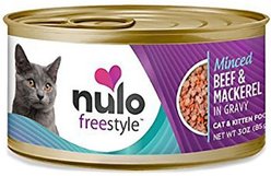 Nulo Freestyle Beef & Mackerel in Gravy + Freestyle Chicken & Duck in Gravy Canned Cat Food slide 2 of 5