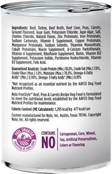 Nulo Adult Grain-Free Beef, Peas, & Carrots Recipe Wet Pate Canned Dog Food, 13-oz can, bundle of 24  slide 2 of 4