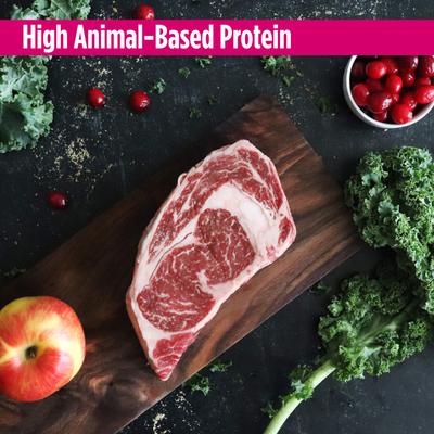 Show full view: Nulo Freestyle Beef Recipe with Apples Grain-Free Freeze-Dried Raw Dog Food, 13-oz bag slide 7 of 12