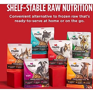 Nulo Freestyle Beef Recipe with Apples Grain-Free Freeze-Dried Raw Dog Food, 18-oz bag