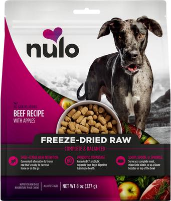 Nulo Freestyle Beef Recipe with Apples Grain-Free Freeze-Dried Raw Dog Food