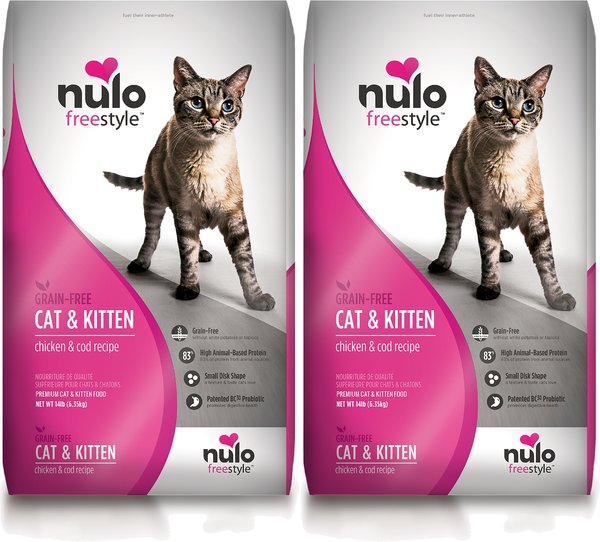 Nulo Freestyle Chicken & Cod Recipe Grain-Free Dry Cat & Kitten Food