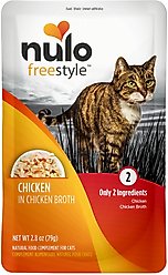 Nulo FreeStyle Chicken in Broth Cat Food Topper, 2.8-oz, case of 24