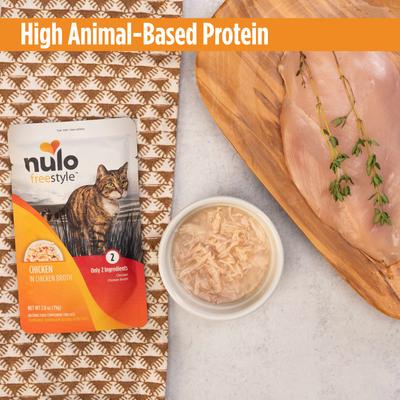 Show full view: Nulo FreeStyle Chicken in Broth Cat Food Topper, 2.8-oz, case of 24 slide 4 of 12