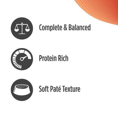 Show full view: Nulo Grain-Free Chicken & Salmon Recipe Pate Wet Canned Food for Cats & Kittens, 2.8-oz can, case of 12 slide 7 of 11