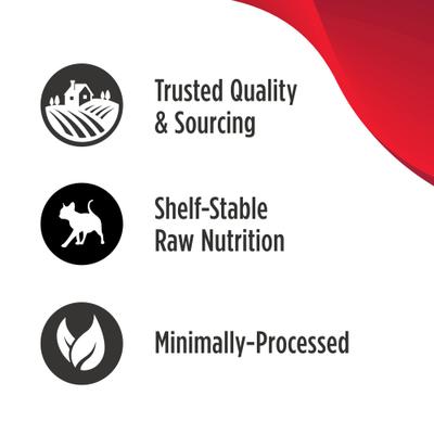 Show full view: Nulo FreeStyle Chicken & Salmon Recipe Freeze-Dried Raw Cat Food, 16-oz bag slide 8 of 10