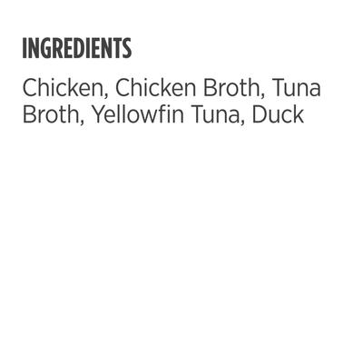 Show full view: Nulo FreeStyle Chicken, Yellowfin Tuna & Duck in Broth Cat Food Topper, 2.8-oz, case of 24 slide 6 of 12