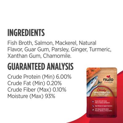 Show full view: Nulo FreeStyle Chunky Variety Flavors in Broth Wet Cat Food Topper, 2.8-oz pouch, case of 12 slide 7 of 12