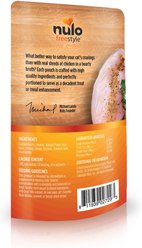 Nulo FreeStyle Chunky Chicken Broth Grain-Free Wet Cat Food Topper, 2.8-oz pouch, case of 24 slide 2 of 9