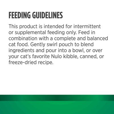 Show full view: Nulo FreeStyle Chunky Duck & Chicken Broth Wet Cat Food Topper, 2.8-oz pouch, case of 24 slide 10 of 11