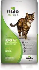 Nulo FreeStyle Duck & Lentils Recipe with Omega Fatty Acids High Protein & Grain-Free Indoor Dry Cat Food, 14-lb bag slide 1 of 9