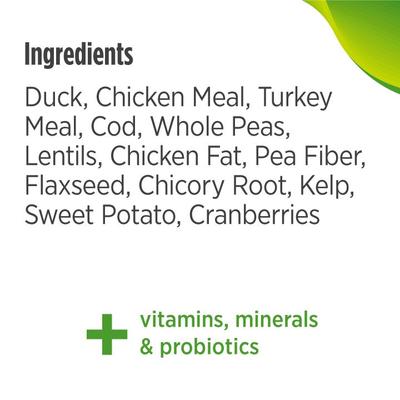 Show full view: Nulo FreeStyle Indoor Duck & Cod Recipe with Omega Fatty Acids High Protein & Grain-Free Dry Cat Food, 2-lb bag slide 8 of 13