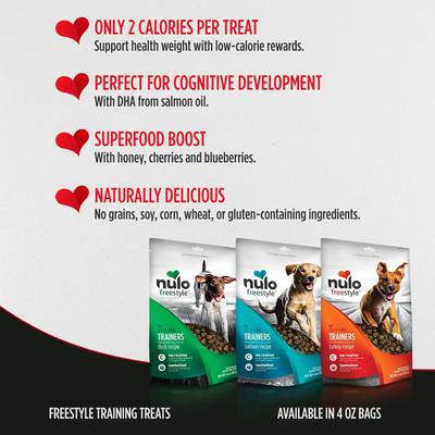 Show full view: Nulo Freestyle Duck Recipe + Freestyle Turkey Recipe Dog Training Treats slide 4 of 7