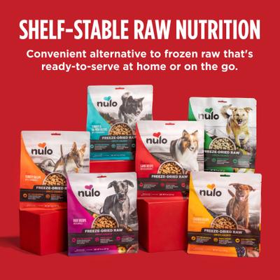 Show full view: Nulo Freestyle Duck Recipe with Pears Grain-Free Freeze-Dried Raw Dog Food, 18-oz bag slide 7 of 10