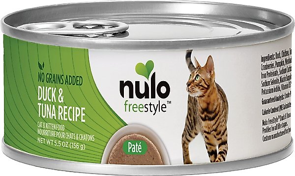 Nulo FreeStyle Grain Free Duck & Tuna Recipe Canned Kitten & Cat Food