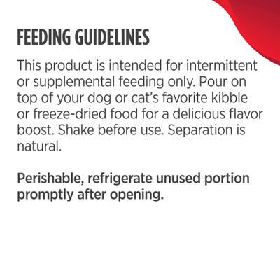 Show full view: Nulo FreeStyle Grain-Free Bone Broth Variety Pack Dog & Cat Topper, 20-oz pouch, case of 3 slide 9 of 12