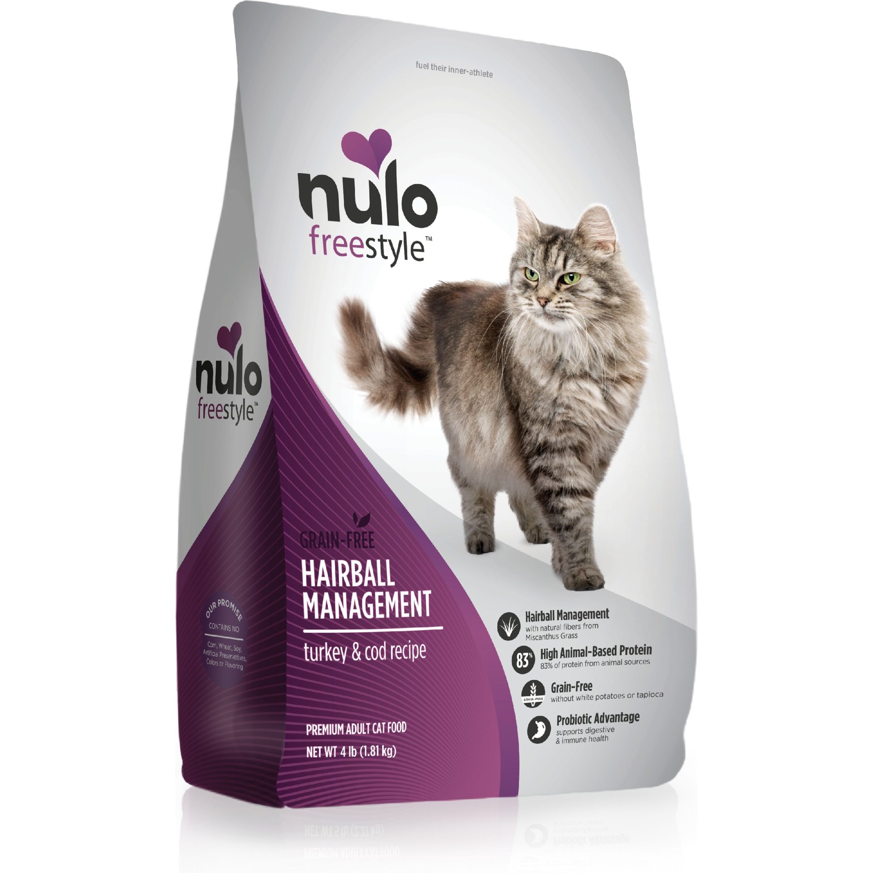 NULO FreeStyle Hairball Management Turkey & Cod Recipe with