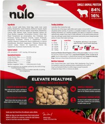 Nulo Lamb Recipe with Raspberries Grain-Free Freeze-Dried Raw Dog Food, 18-oz bag slide 2 of 7