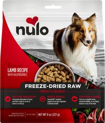 Nulo Lamb Recipe with Raspberries Grain-Free Freeze-Dried Raw Dog Food, 8-oz bag