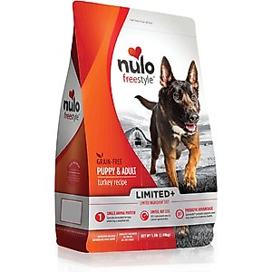 Nulo FreeStyle Limited Ingredient Turkey Recipe High-Protein & Grain-Free Puppy & Adult Dry Dog Food, 5.5-lb bag