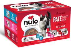 Nulo Grain-Free Variety Flavors Pate Wet Canned Food for Cats & Kittens, 5.5-oz can, case of 24