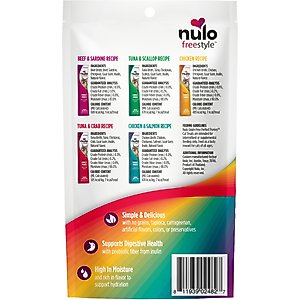 Nulo Freestyle Perfect Purees Variety Pack Grain-Free Lickable Cat Treats, 0.5-oz, pack of 10