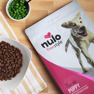 Show full view: Nulo Freestyle Puppy Grain-Free Salmon & Peas Recipe Dry Dog Food, 26-lb bag slide 8 of 12