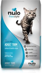 Nulo FreeStyle Salmon & Lentils Recipe with l-Carnitine & Probiotics High Protein & Grain-Free Adult Trim Dry Cat Food, 14-lb bag