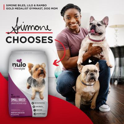 Show full view: Nulo Freestyle Salmon & Red Lentils Small Breed Grain-Free Dry Dog Food, 14-lb bag slide 10 of 13