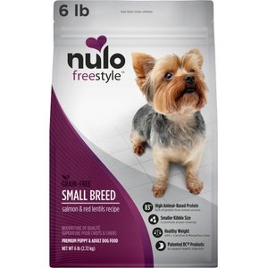 Nulo Freestyle Salmon & Red Lentils Small Breed Grain-Free Dry Dog Food, 6-lb bag