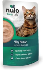 Nulo Freestyle Silky Mousse Chicken & Duck Recipe Grain-Free Wet Cat Food, 2.8-oz, case of 24