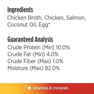 Show full view: Nulo Freestyle Silky Mousse Chicken & Salmon Recipe Grain-Free Wet Cat Food, 2.8-oz, case of 24 slide 7 of 10