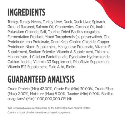 Show full view: Nulo FreeStyle Turkey & Duck Recipe Freeze-Dried Raw Cat Food, 16-oz bag slide 6 of 10