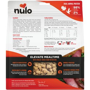 Nulo FreeStyle Turkey & Duck Recipe Freeze-Dried Raw Cat Food, 16-oz bag