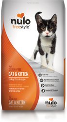 Nulo FreeStyle Turkey & Duck Recipe with Omega Fatty Acids High Protein & Grain-Free Dry Cat & Kitten Food, 14-lb bag
