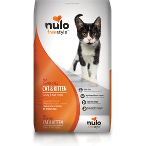 Nulo FreeStyle Turkey & Duck Recipe with Omega Fatty Acids High Protein & Grain-Free Dry Cat & Kitten Food, 14-lb bag