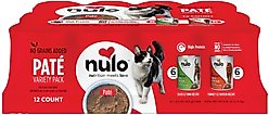 Nulo Grain-Free Variety Pack Pate Wet Canned Food for Cats & Kittens, 12.5-oz can, case of 12
