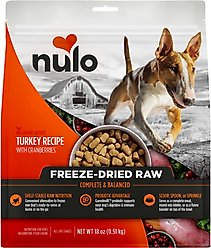 Nulo Turkey Recipe with Cranberries Grain-Free Freeze-Dried Raw Dog Food, 18-oz bag