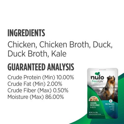 Show full view: Nulo FreeStyle Variety Pack Dog Food Topper, 2.8-oz, case of 6 slide 9 of 13