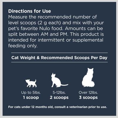 Show full view: Nulo Functional Advanced Health Powder Supplement for Cats, 4.23-oz slide 9 of 12